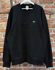 SUPREME SS18 LACOSTE CREWNECK ‘BLACK’