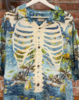 KAPITAL KAMEKAMEHA BONES ALOHA SHIRT ‘MULTI’