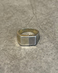 MAISON MARGIELA STERLING SIGNET RING ‘SILVER’