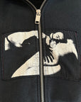 ENFANTS RICHES DEPRIMES SS24 ASSMEBLAGE ZIP HOODIE ‘BLACK’