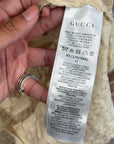 GUCCI JACQUARD GG TIPPED POLO SHIRT ‘CREAM’