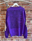 LOUIS VUITTON VIRIGL ERA JACQUARD SWEATER ‘PURPLE’