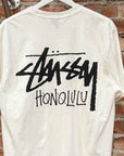 STUSSY HONOLULU EXCLUSIVE CITY TEE ‘WHITE’