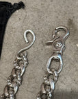 CHROME HEARTS FANCY LINK SHORT WALLET CHAIN ‘SILVER’