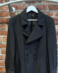 CDG HOMME PLUS VICTORIAN LIGHT TRENCH COAT ‘BLACK’