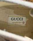GUCCI MONOGRAM TENNIS HIGHTOP SNEAKERS ‘BROWN’