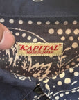 KAPITAL VINTAGE BANDANA OVERSIZED BUTTON UP SHIRT ‘NAVY’