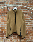 CRAIG GREEN BOUCLE FLEECE ZIP JACKET ‘SAND’
