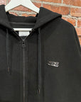 NUMBER (N)INE N(N) FLEECE ZIP UP HOODIE ‘BLACK’