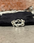 CHROME HEARTS PAPER CHAIN RING ‘SILVER’