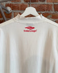 BALENCIAGA FW23 3B TOP LEAGUE RACING LOGO TEE ‘WHITE’