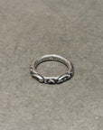 CHROME HEARTS SCROLL BAND RING ‘SILVER’