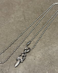 CHROME HEARTS NO.5 DAGGER NECKLACE ‘SILVER’