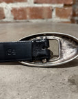CHROME HEARTS WAXED PUNK BELT ‘SILVER/BLACK’