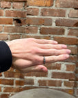 CHROME HEARTS SAPPHIRE BABY DAGGER RING 'SILVER'
