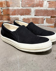 RICK OWENS DRKSDHW PENTA BOAT SLIP ON SNEAKERS ‘BLACK’