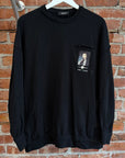 UNDERCOVER SS25 CHAOS BALANCE PATCH LONG SLEEVE ‘BLACK’