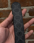 GUCCI MONOGRAM BEE LOGO BELT ‘BLACK’