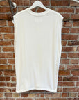 MAISON MARGIELA COWBOY JERSEY TANK ‘WHITE’