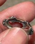 CHROME HEARTS PLUS & BONE RING ‘SILVER’