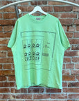 CAV EMPT CE GRID MACHINE TEE ‘LIME’