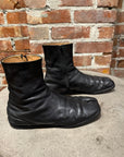 MAISON MARGIELA TABI FLAT ANKLE BOOTS ‘BLACK’