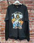 AFTER-HRS HARLEY DAVIDSON RIDERS LAYERED TEE ‘BLACK’