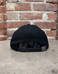 COMME DES GARCONS x EBBETS WOOL STRAPBACK HAT ‘BLACK’