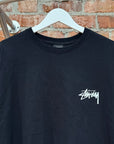 STUSSY DICE LOGO TEE ‘BLACK’