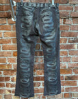 HYSTERIC GLAMOR 1990s SNAKE PRINT DENIM ‘GREY’