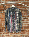 NEEDLES REBUILD STITCHED FLANNEL ‘MULTI’