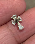 CHROME HEARTS CROSS STUD EARRING SET ‘SILVER’