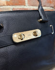 COACH SWAGGER CARRYALL SHOULDER BAG ‘BLACK’