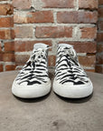 SAINT LAURENT ZEBRA CANVAS SNEAKERS ‘BLACK/WHITE’