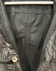 RICK OWENS DRKSHDW WAXED NYLON TRUCKER JACKET ‘BLACK’