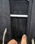 RICK OWENS DRKSDHW CROPPED SAMPLE POEM HOODIE ‘BLACK’
