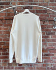 UNDERCOVER FW21 ROSE CREWNECK ‘WHITE’