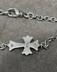 CHROME HEARTS NE CROSS BRACELET (USED) ‘SILVER’