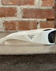 PRADA PR A14S SHIELD SUNGLASSES ‘WHITE’