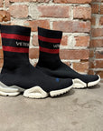 VETEMENTS SOCK RUNNERS ‘BLACK’