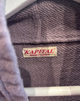 KAPITAL BLUES BEAR HOODIE ‘LAVENDER’