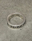 CHROME HEARTS FOREVER 6MM SPACER RING ‘SILVER’