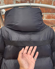 RICK OWENS FW18 SISYPHUS FUNNEL NECK PUFFER JACKET ‘BLACK’