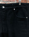 RICK OWENS DRKSHDW STRAIGHT SULFUR GETH DENIM ‘BLACK’