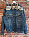 MAISON MARGIELA x PENDLETON DISTRESSED DENIM JACKET ‘BLUE’