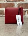 COMME DES GARÇON FULL ZIP LEATHER WALLET ‘RED’