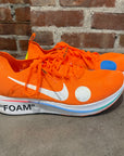 OFF WHITE X NIKE MERCURIAL ZOOM FLY SNEAKERS ‘ORANGE’