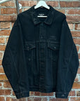 BALENCIAGA FW22 3B SPORTS ICON DENIM JACKET ‘BLACK’