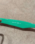 BOTTEGA VENETA BV1060S FLAT-TOP SUNGLASSES ‘GREEN’