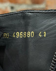 SAINT LAURENT FW13 SUEDE WYATT HARNESS BOOTS ‘BLACK’